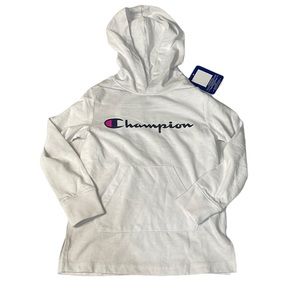 Champion Little Girls Raglan Hooded shirt